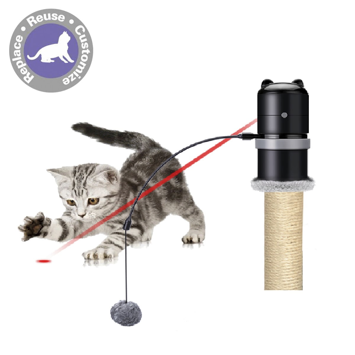 electronic laser cat toy