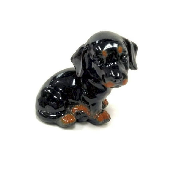 Doberman Puppy Figurine