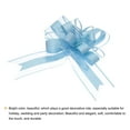 thumbnail image 4 of Extra Large Pull Bow Gift Wrapping Big Organza Bows Ribbon for Wedding Baskets Presents Blue-11 Inch, 4 of 6