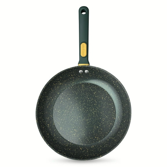 Thyme & Table 12.5" Non-Stick Granite Collection Fry Pan - Hunter Green