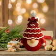 thumbnail image 5 of Handmade Crochet Desktop Ornament Festive Holiday Decoration For Home Tabletop Display, 5 of 5