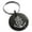 Black, variant on Stainless Steel Nautical Ship Helm & Anchor Engraved Small Medallion Circle Charm Keychain Keyring