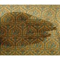 thumbnail image 4 of oneOone Viscose Chiffon Fabric Leaves & Floral Block Decor Fabric Printed BTY 42 Inch Wide, 4 of 4