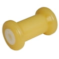 thumbnail image 2 of C.E. Smith Spool Roller 5" - 5/8" ID - Gold TPR w/Bushing White Solid [29712], 2 of 2