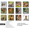thumbnail image 2 of Calendario de Pared 2026, Calendario de Ardilla, Calendario de Pared Mensual Colgante con Bloques Grandes para Organizar y Planificar, Horario Académico, Hogar, Oficina y Familia, Papel Grueso y Resistente, 2 of 6
