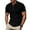 Black, variant on 3XLT Men's Polo Shirts With Collar Big And Tall Under $10 Solid Color Leisure Vacation Shirt Buttons Lapel Long Sleeves Blouses