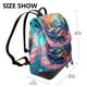 thumbnail image 2 of Fotbe Colorful Whimsical Earth Mochila Bolso con Estampado para Mujer, Mochila Antirrobo de Nylon Impermeable, Bolsa Ligera de Hombro, 2 of 4