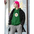 thumbnail image 2 of Be Free Heart Daisy Hoodie Women -Image by Shutterstock, Female x-Large, 2 of 4