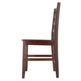 thumbnail image 3 of Winsome Hamilton Ladder- Back Dining Chairs, 2-Pc Set, Walnut Finish, 3 of 7