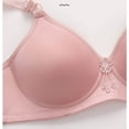 thumbnail image 3 of Kabnic Wireless Plus Size Bras, Full Coverage Bras, Women Color Comfortable Hollow Out Perspective Bra Underwear No Rims, 3 of 8