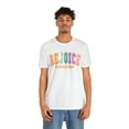 thumbnail image 3 of Rejoice Collegiate Easter Shirt, Bible Scripture Philippians T-shirt, 3 of 5