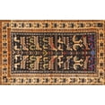 thumbnail image 1 of Ahgly Company Machine Washable Indoor Rectangle Traditional Bakers Brown Area Rugs, 3' x 5', 1 of 7