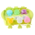 thumbnail image 4 of Silicone Cute Cartoon Animal Bunny Bear Reusable Cake Cheese Set With Lid And Sticks Easy Release Stacking Cubes Small Ice Container for Freezer The Ice Seashell Bowl Silicone Ice Cubes Reusable Stick, 4 of 4