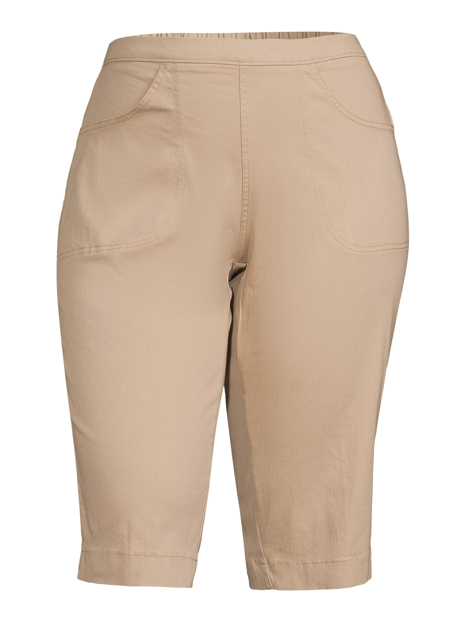 Just My Size Women's Plus Size Pull On 2 Pocket Stretch Capri - image 3 of 6