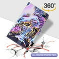 thumbnail image 3 of Fire 7 Tablet Case 9th/7th/5th Generation, Dteck Premium Leather Folio Stand Wallet Kids Case with Auto Sleep/Wake for All New Kindle Amazon Fire 7 Released 2019/2017/2015, Colorful Cat, 3 of 8