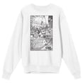 thumbnail image 5 of Attack On Titan 9 Titans War Adult White Crew Neck Sweatshirt-Medium, 5 of 7
