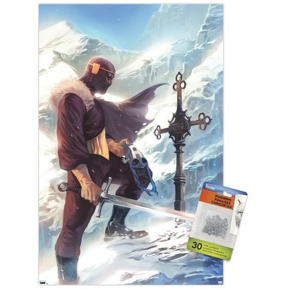 Marvel - Baron Zemo - Captain America #608 Wall Poster with Pushpins, 14.725" x 22.375"