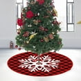 thumbnail image 6 of Gumesh 35 Inch Christmas Tree Skirt with Plush Faux Fur, Fire-Resistant Xmas Tree Collar Decor Set for , Gift Wrapping & Festive Decorations, 6 of 6