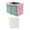 Pink, variant on Lightweight Portable Folding Toilet Bucket Toilet with Replacement Bags Travel Toilet Car Toilet for Boat Outdoor Hiking Trip Blue