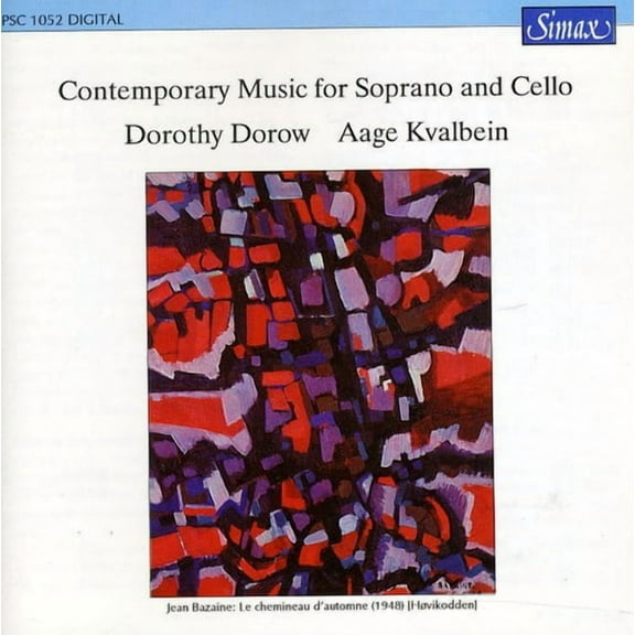 Aage Kvalbein - Contemporary Music for Soprano & Cello - Music & Performance - CD