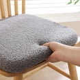thumbnail image 4 of PLPPYFS Portable Seat Cushion for Office Soft Memory Foam Seat Cushion, Office Chair Cushion, Memory Foam Large Chair Cushion with Non-Slip Cover for Soft Support at Office Chair, Car Seat, Airplane, 4 of 7