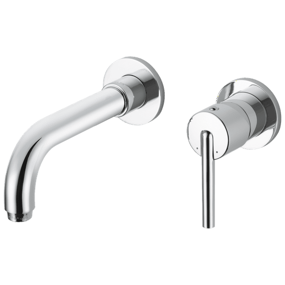 Delta Trinsic Single Handle Wall-Mount Bathroom Faucet Trim in Chrome (Valve Not Included) T3559LF-WL