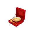 thumbnail image 4 of GoldGiftIdeas 4 Inch Gold-Silver Plated Rose Serving Bowl, Brass Bowl for Gift, Return Gifts for Housewarming, Decorative Bowl with Spoon(Pack of 50), 4 of 5