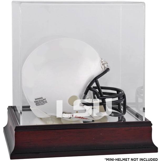 Detroit Tigers Mahogany Baseball Display Case - 5.25x5.25x6 Inches, Acrylic Lid, 'Case Only'