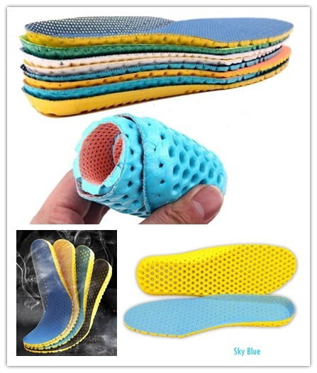 Pair of Sports Insoles Non-slip Thickened Shoe Pads for Running 