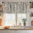 thumbnail image 3 of Laundry Room Window Valance,Vintage Farmhouse Rustic Watercolor Hanging Clothes Laundry Windows Small Short Treatment Drapes for Living Room Kitchen 1 Piece,54x18 Inch, 3 of 4