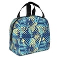 thumbnail image 2 of Fotbe Hawaiian Style Bolsa Térmica con Estampado y Forro de Aluminio Grueso Bolsa de Almuerzo con Bolsillo Frontal para Hombres y Mujeres, Ideal para Trabajo, Escuela, 2 of 8