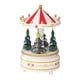 thumbnail image 2 of Caja de música decorativa con forma de carrusel navideño, mecanismo de cuerda, ligera y decorativa. Estilo C, 2 of 9