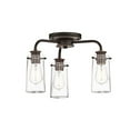 thumbnail image 2 of Kichler 43057OZ Braelyn Bronze 3-Light 17.75"W Semi Flush Ceiling Chandelier, 2 of 2