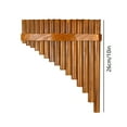 thumbnail image 3 of 15 Pipe G Key Pan Flute with Binding Rings Folk Wind Instrument for Enchanting Melodies Ready to Play for Beginners & Pros Left & Right Handed Musicians Maintenance Free Decorative Hanging Pieces, 3 of 8