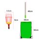 thumbnail image 5 of Herramienta Manzana Picker 1.6/2/2.4/2.8/3.2/4M Cesta Profunda Ajustable Conveniente (2.4m) Naranja, 5 of 9