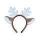 thumbnail image 2 of Diadema con orejas de ciervo de nieve para Navidad con broche para el cabello, 2 of 5