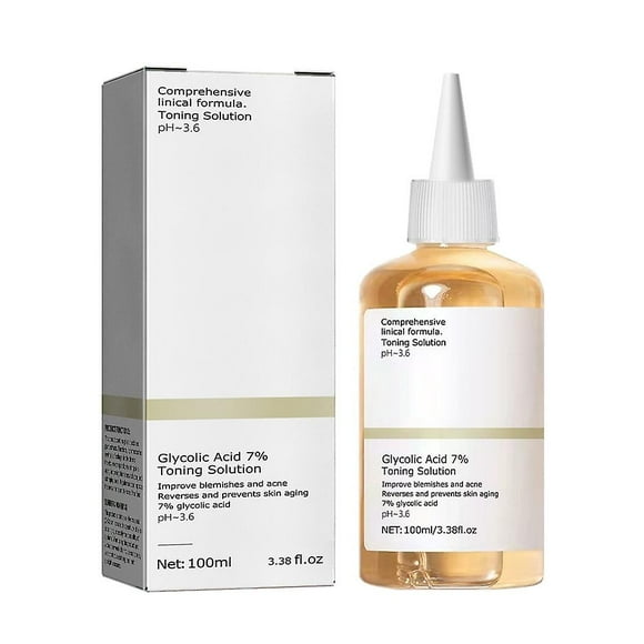 Glycolic Acid 7% Toning Solution Dispelling Acne Acne Remover Lifting Firming