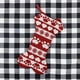 thumbnail image 3 of Calcetín de Navidad yeacher 1 Uds 18'' grande de hueso Rojo y Blanco, 3 of 8