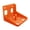 Orange, variant on WEIOUKC Livestock Salt Lick Holder for Horses, Cattle, Goats, Sheep, and Deer, Durable Easy-Mount Lick Block Bracket for Farm and Pasture, Heavy-Duty Metal Feeder Stand for All Livestock