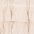 thumbnail image 3 of VHC Brands Simple Life Ruffled Cotton Tier Curtain Pair, Natural Creme, 3 of 5