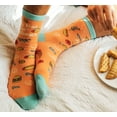 thumbnail image 6 of Women's Let's Eat Our Feelings Socks Funny Snacks Junk Food Hot Dog Pizza Cheeseburger Footwear, 6 of 8