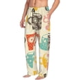 thumbnail image 2 of Bingfone Vintage Cup Mens All Over Print Sleep Pajama Pants-Small, 2 of 9