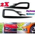 thumbnail image 2 of Cubierta embellecedora de la ceja de la luz antiniebla negra brillante para el automóvil, para Golf 7.5 MK7.5 2017-2020, 2 of 5