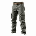 thumbnail image 4 of Sakmal Work Cargo Pants Men Straight Leg Green Lightweight Pants for Men, 4 of 5