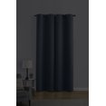thumbnail image 2 of Mainstays Room Darkening Grommet Curtain Panel Pair, Set of 2, Blue Moonlight, 30"W x 84"L, 2 of 5