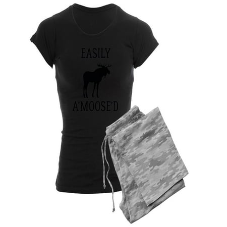 

CafePress - Easily Amoosed Pajamas - Women s Dark Pajamas