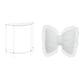 thumbnail image 1 of Mesita de noche de acrílico,Mesa auxiliar de acrílico transparente Mesa auxiliar transparente en capas,Cojín con lazo bonito,Almohada con forma de lazo,bonito cojín decorativo con, 1 of 8