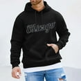 thumbnail image 2 of CONFREE Men's Hoodie City Letter Prints Hoodies For Men Graphic Long Sleeve Casual Pullover Hooded Sweatshirts With Pockets, 2 of 4