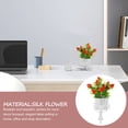 thumbnail image 4 of Moluckfu Floral Artificial Con Cesta De Y Fresa Para Bodas Y Fiestas, 4 of 6