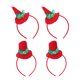 thumbnail image 1 of 4pcs Navidad Mini sombrero Decoración Diseño de cabello Hoops Elementos de Navidad Diseño Decoraciones para el cabello, 1 of 5
